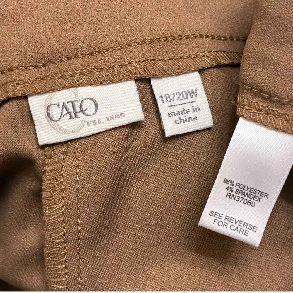 Cato high low tiered ruffle bell-bottom flare pants sz 18/20W - Picture 7 of 8